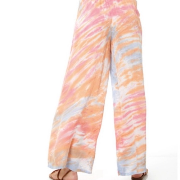 NWT Young Fabulous & Broke Tie Dye Wide Leg Pants - Picture 5 of 5
